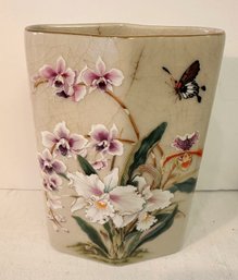 Vintage Toyo Japanese Floral Vase