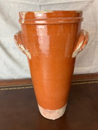 Rustic Terracotta Floor Vase