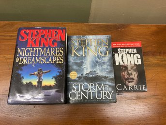 Three Steven King Books
