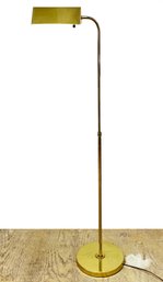 A Mid-Century Modern Brass Pharmacy Floor Lamp