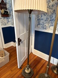 Brass Floor Lamp With Marble Base