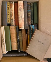 Over 40 Books, Including First Edition Steinbecks, Hemingway & More