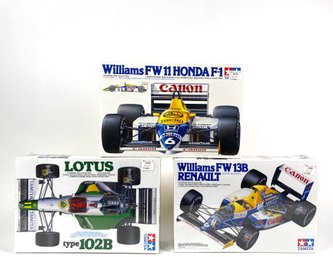 Trio - TAMIYA - 1/20 Scale Grand Prix Collections - Williams & Lotus - Sealed