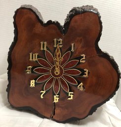 Live Edge Wall Clock