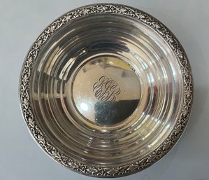 Beautiful Antique Sterling Kirk Stieff Bowl Monogrammed ~ RGB ~