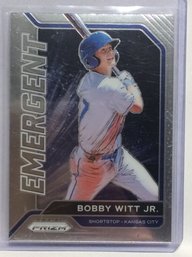 2021 Panini Prizm Emergent Bobby Witt Jr Rookie Card - C