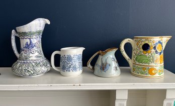 Lot Of 4 Pitchers From Various Countries