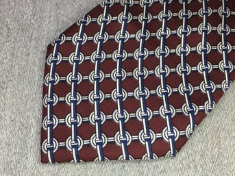 Very Nice Vintage DUNHILL Silk Tie - By Dunhill Tailors New York - Bit Narrower Than Modern Ties - STILL NICE