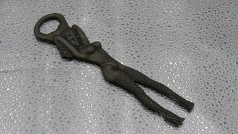 Vintage Risque Woman 8 Inch Metal Bottle Opener