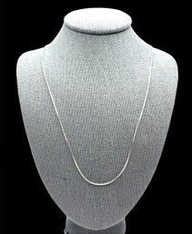 Beautiful Long Italian Sterling Silver Chain