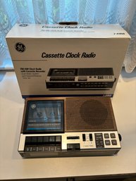 GE Cassette Clock Radio