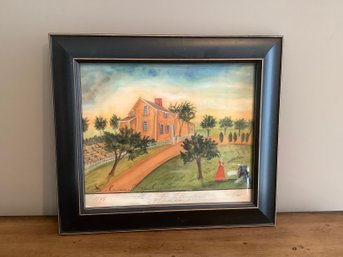 THE LAY BEFORE THE SHEARING FESTIVAL FRAMED PRINT