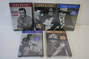 John Wayne Collection Of Five DVD's - Some Still Sealed