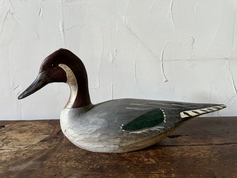 Jimmy Bowden Painted Wood Decoy