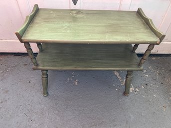 Vintage Green Painted Side Table