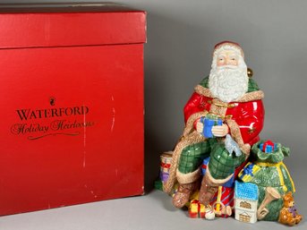 Waterford Holiday Heirlooms Santa Cookie Jar