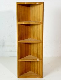 A Petit Pine Corner Cabinet