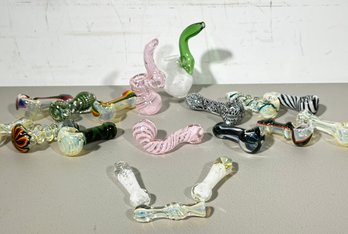 Art Glass Cannabis Pipes - New From Artist - H