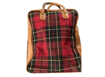 Vintage Plaid Travel Camping/picnic Set