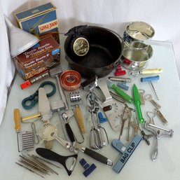 A Mixed Lot Of Kitchen Cooking Accessories