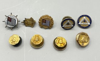 Lot Of 10k Gold & Gold Filled Pins