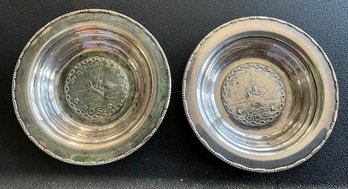 Pair Of Antique Cruise Nut Dishes ~ My Stella Polaris B.D.S. ~