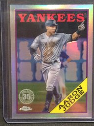 2023 Topps Chrome 35th Anniversary Aaron Judge Insert Card - C