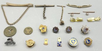 Lot Of Vintage Pins, Tie-bars, And More!