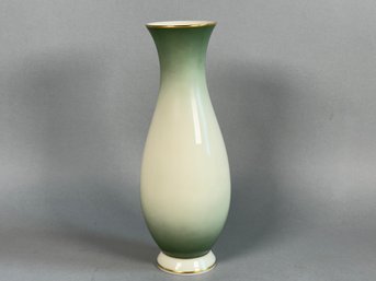 Vintage Rosenthal Vase With Gold Rim