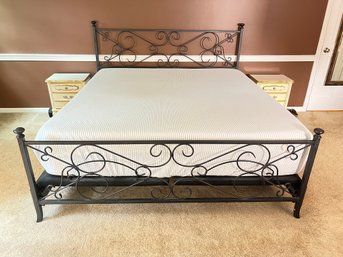 Pottery Barn Metal Headboard And Footboard (Mattress Not Included)