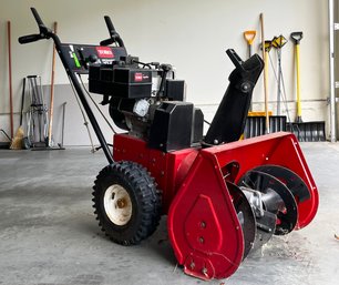 A Large Toro Gas Powered Snowblower