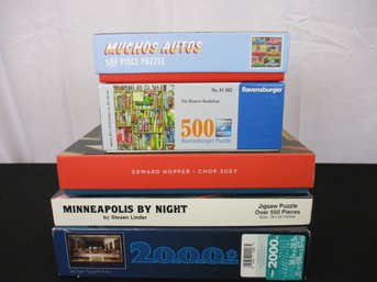 Used Puzzles - Lot Of 5