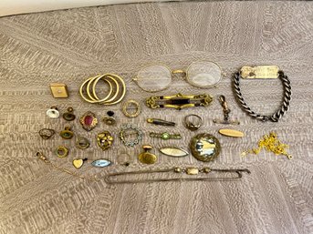 94 Grams Of Antique Victorian Jewelry