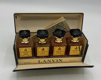 Vintage Lanvin Coffret Set ~ Arpege, My Sin, Pretexte & Scandal ~ With Box