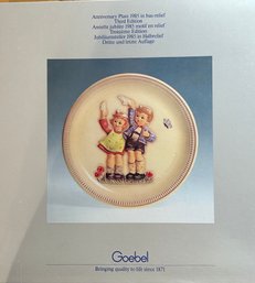NIB Third Edition 1985 Hummel Anniversary Collectors Plate