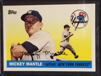 2008 Topps #48 Mickey Mantle Insert Card - C