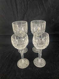 Cut Glass Stemmed Glasses