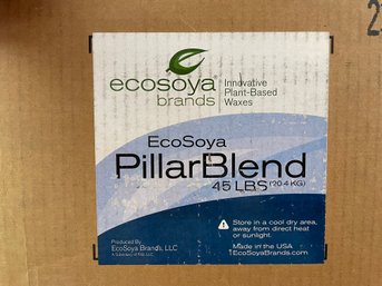 Eco Soya Pillar Blend Plant Based Wax, 45 Lb Box