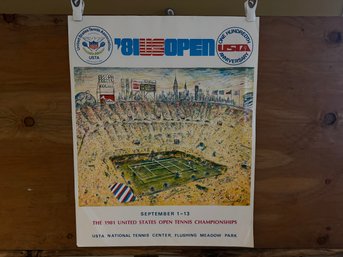 US Open 100 Year Anniversary Poster By Kamil Kubik