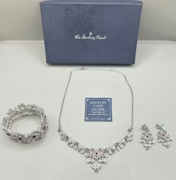 The Danbury Mint Necklace And Earrings Set