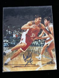 8X10 Photo Signed By Wally Szczerbiak  W/COA