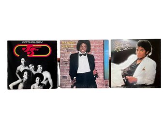 Michael Jackson Vinyl Lot Includes Off The Wall,  Thriller And A Jackson Five Anthology