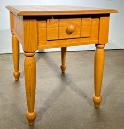 An Oak Side Table By Leister's Furniture