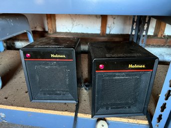 Pair Of Holmes Electric Space Heaters