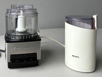 A Food Processor And Coffee Grinder