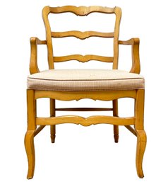 A Vintage Pine Country French Arm Chair