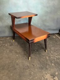 Mid Century Two-Tiered Side Table