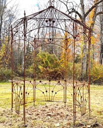 A Stunning French Cast Iron Garden Gazebo - From The Collection Of Yves St. Laurent's Personal Assistant