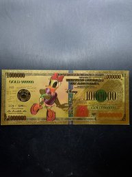 Disney Daisy Duck Gold Colored Bill