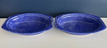 Sterling Blue Casserole Dishes - Set Of 2